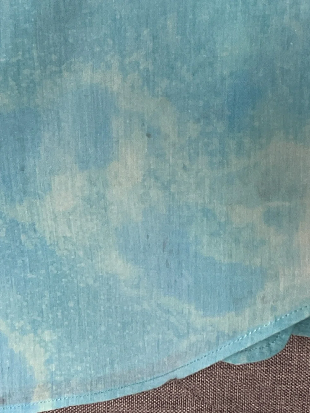 J.Crew Aqua Garment Dyed Cotton Button Down Shirt Size Medium